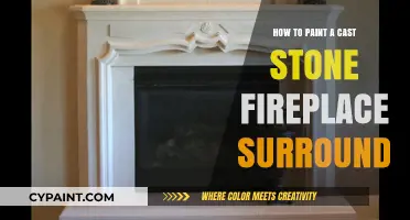 Transform Your Cast Stone Fireplace Surround: A Step-by-Step Painting Guide