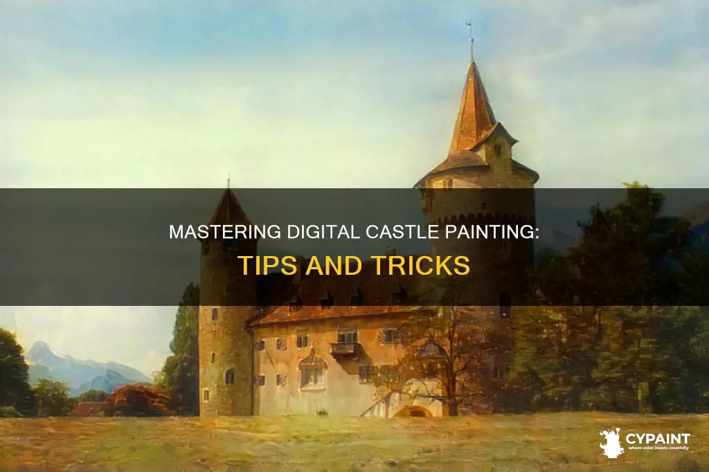 how to paint a castle digitally paint a castle