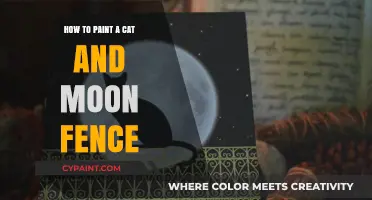 Painting a Cat and Moon Fence: Creative Step-by-Step Guide
