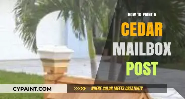 Easy Steps to Paint Your Cedar Mailbox Post Like a Pro