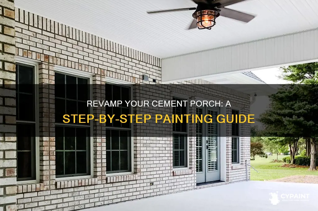 how to paint a cement front porch