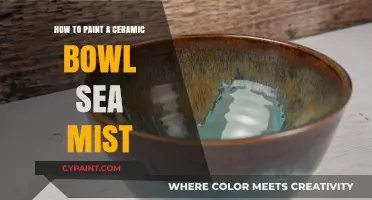 Create a Sea Mist Ceramic Bowl: Easy Painting Guide