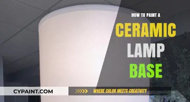 Transform Your Ceramic Lamp Base: Easy Painting Techniques for a Stylish Look
