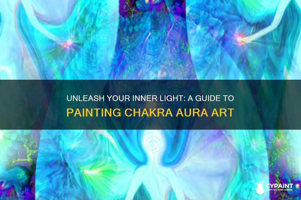 how to paint a chakra aura painting
