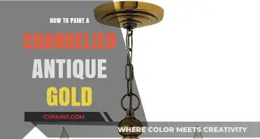 Transform Your Chandelier: Antique Gold Painting Techniques Revealed