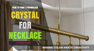 DIY Chandelier Crystal Necklace: Painting Tips for a Stunning Accessory