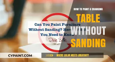 Effortless Upcycling: Paint Your Changing Table Without Sanding