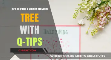Delicate Blossoms: Mastering the Art of Q-Tip Cherry Tree Painting