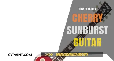 Mastering the Art of Painting a Cherry Sunburst Guitar