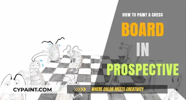 Mastering Perspective: Painting a Realistic Chess Board Step-by-Step