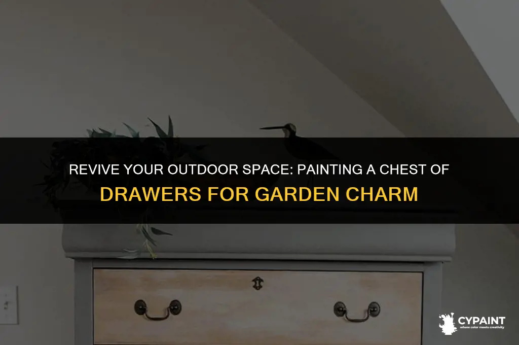 how to paint a chest of drawers for outside plants