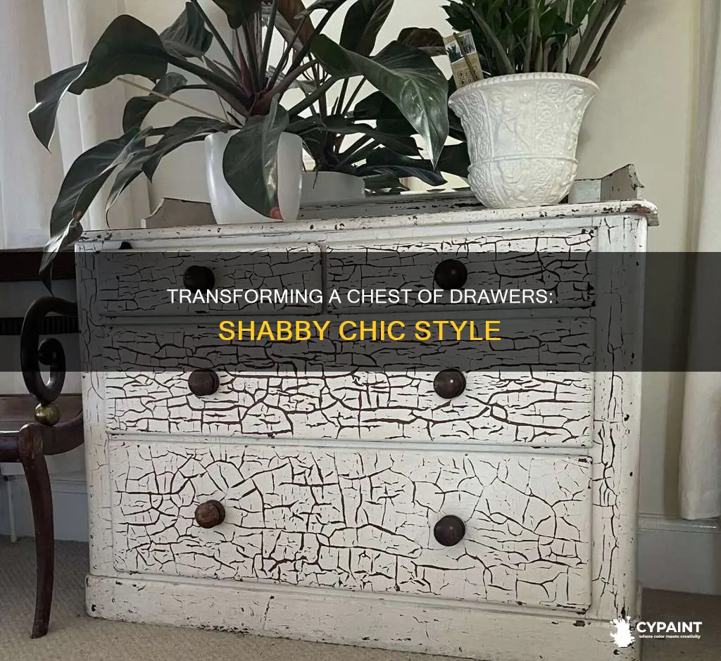 how to paint a chest of drawers shabby chic