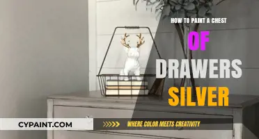 Transform Your Chest of Drawers with a Stunning Silver Paint Finish