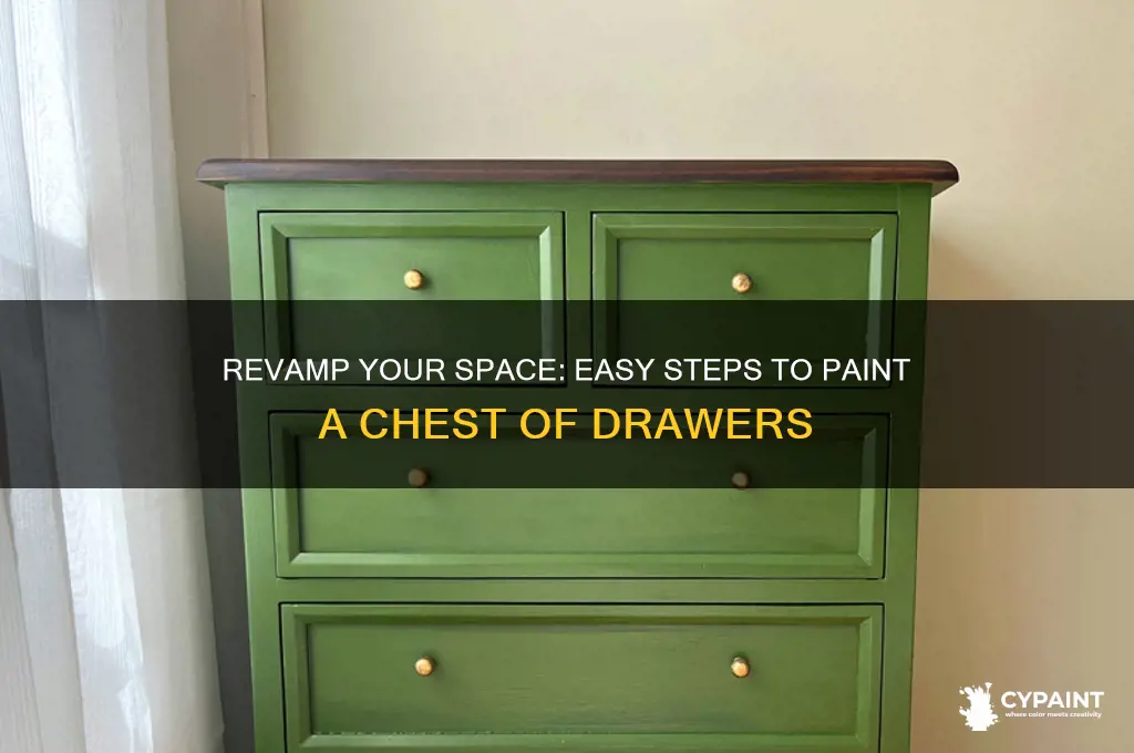 how to paint a chest of drawers