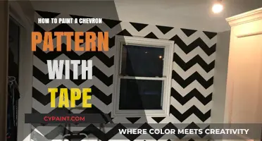 Master Chevron Painting: Easy Tape Technique for Perfect Patterns