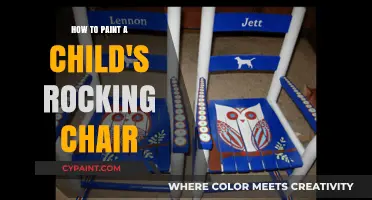 Creative Steps to Paint a Child's Rocking Chair