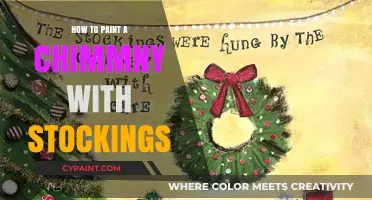 Creative Chimney Painting: Using Stockings for a Unique Finish