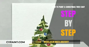Easy Christmas Tree Painting: A Step-by-Step Guide