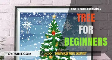 Easy Beginner's Guide to Painting a Festive Christmas Tree