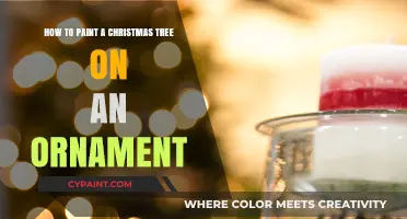 Crafting Christmas Cheer: Painting Tree Ornaments