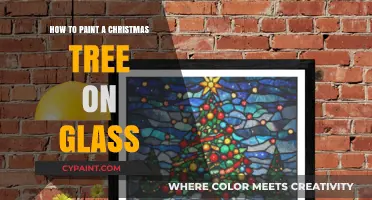Festive Glass Art: Painting a Christmas Tree Step-by-Step Guide