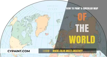 Crafting a Circular World Map: Painting Guide