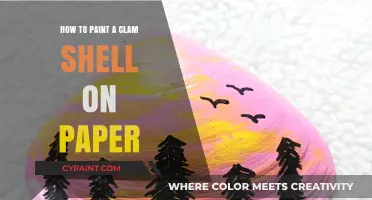 Mastering Clam Shell Art: Easy Steps to Paint on Paper