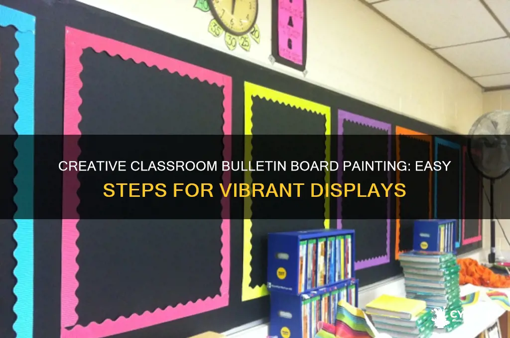 how to paint a classroom bulletin board