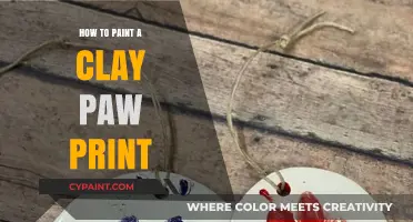 Create Lasting Memories: Painting Clay Paw Prints Step-by-Step Guide