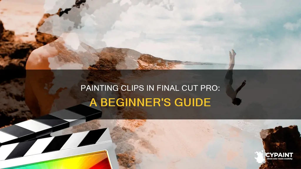how to paint a clip in final cut pro
