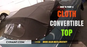 Revive Your Ride: Expert Tips for Painting Cloth Convertible Tops