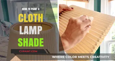 Creative Cloth Lamp Shade Painting: Easy DIY Transformation Guide