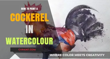 Master Watercolour Techniques: Painting a Vibrant Cockerel Step-by-Step