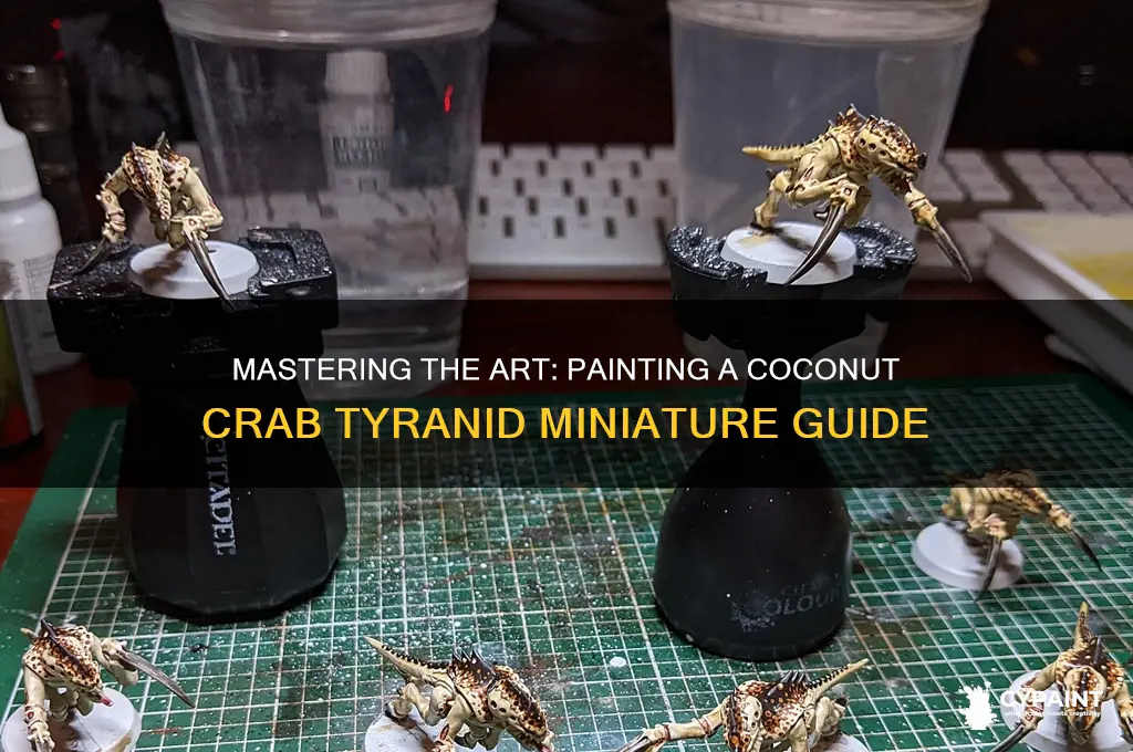 how to paint a coconut crab tyranid