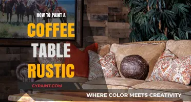 Rustic Charm: Easy Steps to Paint Your Coffee Table Vintage