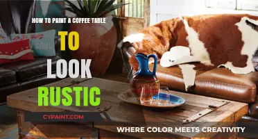 Transforming a Coffee Table to Rustic Charm