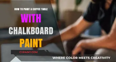 Transform Your Coffee Table with Chalkboard Paint