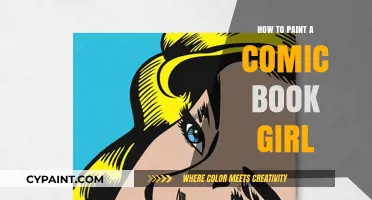 Mastering Comic Art: Painting a Vibrant Comic Book Girl Step-by-Step
