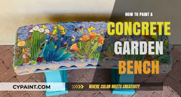 Revitalize Your Outdoor Space: Painting a Concrete Garden Bench Guide