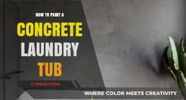 Revamp Your Laundry Space: Easy Steps to Paint a Concrete Tub