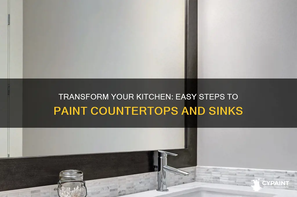 Transform Your Kitchen: Easy Steps To Paint Countertops And Sinks | CyPaint