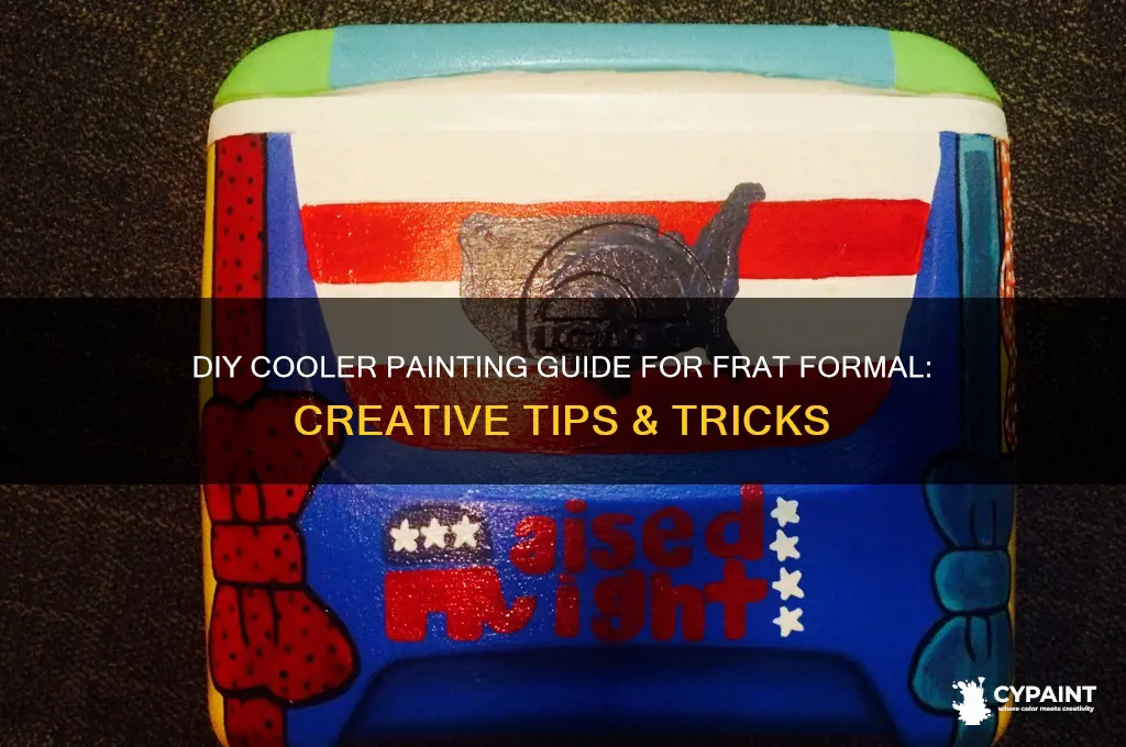how to paint a cooler for frat formal