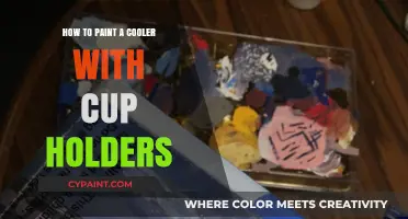 DIY Cooler Upgrade: Painting & Adding Cup Holders Step-by-Step