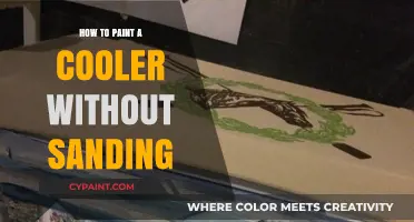 Effortless Cooler Makeover: Paint Without Sanding in Simple Steps