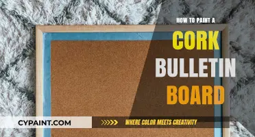 Creative Cork Board Makeover: Easy Steps to Paint Your Bulletin Board