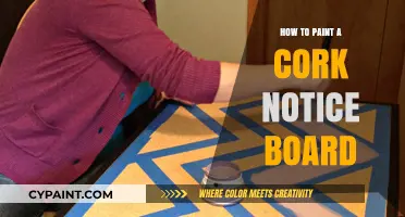 Creative Cork Board Makeover: Easy Steps to Paint Your Notice Board
