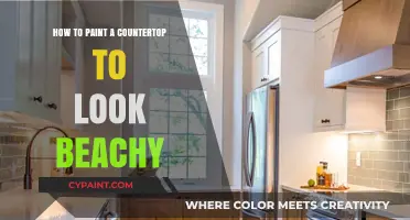 Transform Your Countertop: Easy Beachy Painting Techniques for a Coastal Vibe