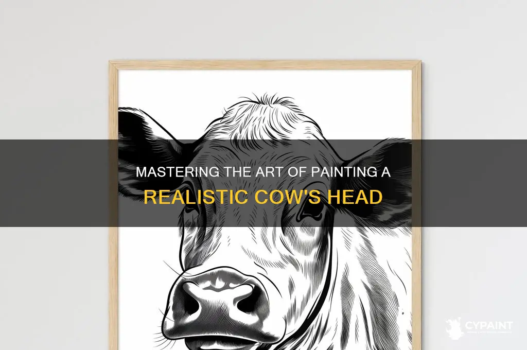 how to paint a cow
