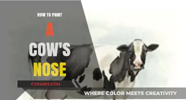 Mastering the Art of Painting a Cow's Unique Nose