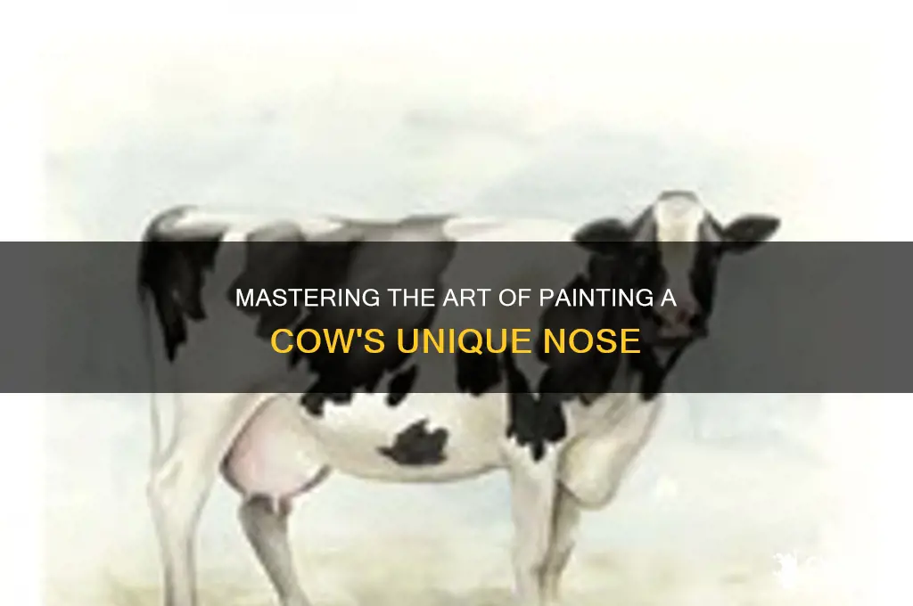 how to paint a cow